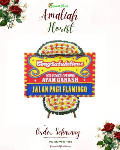 Bunga Papan Congratulation di Gunung Sugih